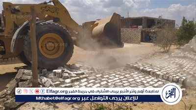 إزالة 25 حالة تعد على الأراضي الزراعية بمركز ومدينة القصاصين بالإسماعيلية 