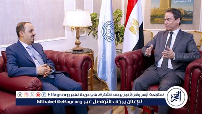 وزير الإعلام اليمني يزور ماسبيرو لبحث التعاون المشترك