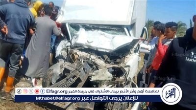 مصرع شخصين وإصابة 10 آخرين إثر حادث تصادم بالبحيرة