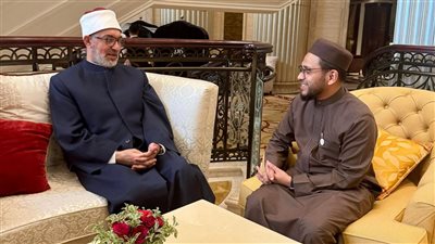 مفتي الجمهورية يلتقي مفتي سنغافورة في أبو ظبي