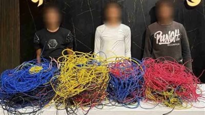 بعد ارتكابهم 8 وقائع.. سقوط عصابة سرقة الأسلاك الكهربائية من عقارات تحت الإنشاء بـ 15 مايو