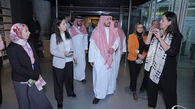 وفد سعودي رفيع المستوى في مكتبة الإسكندرية