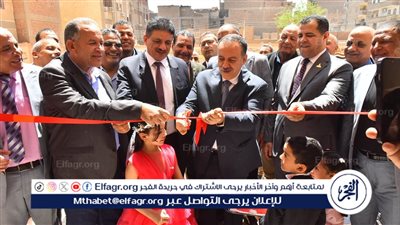 محافظ أسيوط يفتتح مدرسة منفلوط الإعدادية الجديدة بنين 