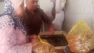 ضبط فسيخ ورنجة غير صالحة في حملة تموينية بالقليوبية