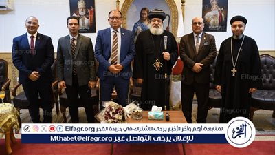 قنديل:يزور نيافة الأنبا ميخائيل بكاتدرائية السيدة العذراء بحلوان لتقديم التهنئة بعيد القيامة المجيد