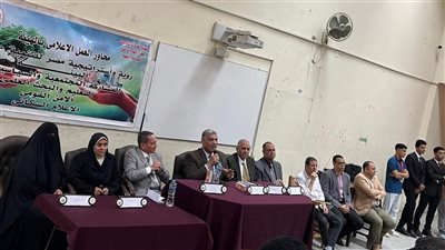 أعلام الفيوم يختتم حملته إلاعلامية لتعزيز الانتماء والقيم الوطنية بمشاركة نائبي رئيس الجامعة 
