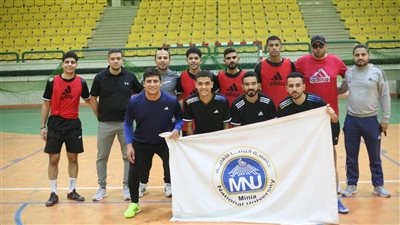 ختام مباريات الأدوار التمهيدية للبطولة العربية لخماسيات كرة القدم بجامعة جنوب الوادي