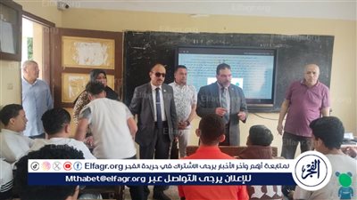 وكيل مديرية تعليم الدقهلية يتفقد مدارس منية النصر..صور 