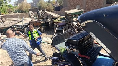 مجلس مدينة الأقصر ضبط 2 عربة حنطور مخالفين وغير مرخصه بشوارع المدينه