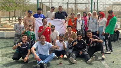 جامعة بنها تحصد 17 ميدالية فى المهرجان الترويحي بجامعة حلون