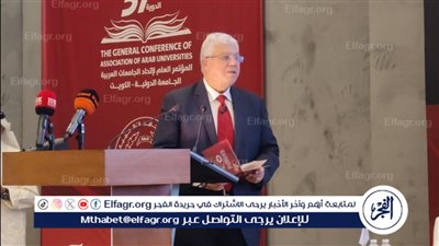 عاشور: يشيد بتجربة بنك المعرفة المصري في مؤتمر اتحاد الجامعات العربية