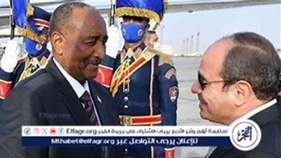 عاجل:- رئيس مجلس السيادة السوداني يصل إلى القاهرة