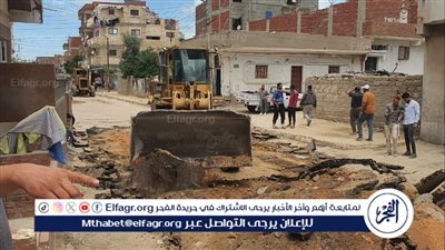 محافظ الإسماعيلية يتابع أعمال تطوير الطرق بمركز ومدينة القنطرة شرق 