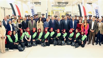 القوات المسلحة تنظم زيارة لوفد من الإعلاميين وطلبة الأكاديمية العسكرية المصرية والجامعات لمصنع منتجات البلازما بالعاصمة الإدارية 