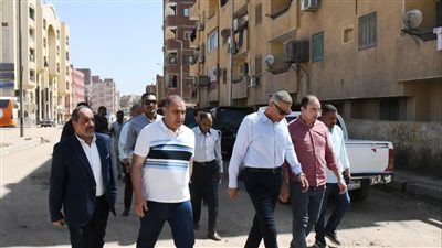 محافظ أسوان يشدد بسرعة إنهاء الأعمال بشارع كسر الحجر