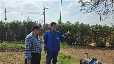 رئيس مياه المنوفية يتفقد محطات مياه الشرب بالمحافظة