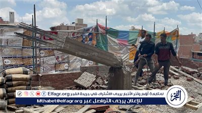 حملات مكثفة لرئاسة حى غرب المنصورة لـ التصدى لكافة أعمال البناء المخالفة..صور