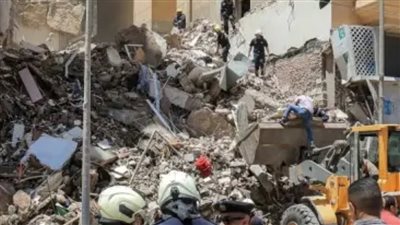 تشكيل لجنة هندسية لمعاينة انهيار جزئى لعقار بالمطرية 