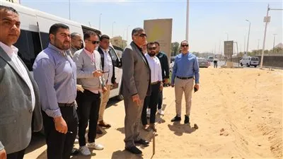 محافظ الجيزة يتفقد محيط المنطقة الأثرية والمتحف المصرى الكبير