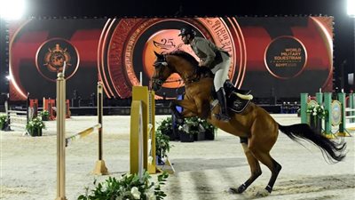 أجواء تنافسية في اليوم الأول لبطولة العالم العسكرية للفروسية بالعاصمة الإدارية الجديدة