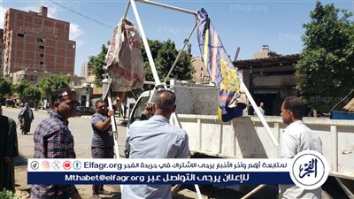 تحرير 35 محضر أشغال طريق في حملة مكبرة بديروط بأسيوط 