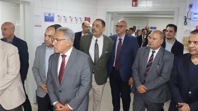 محافظ القليوبية يستقبل وفد لجنة الإدارة المحلية بمجلس النواب لتفقد مستشفى الناس