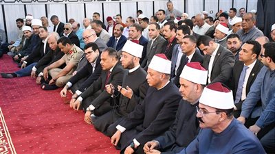وزير الأوقاف ومحافظ الشرقية يشهدان صلاة الجمعة بمسجد الإمام الشيخ عبد الحليم