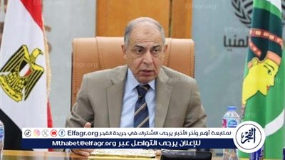 محافظ المنيا يرفع درجة الاستعداد لمواجهة العاصفة الترابية والطقس السيئ