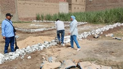 إزالة 5 حالات تعدٍ على الأراضي الزراعية وأملاك الدولة بقرية السلامية بنجع حمادي