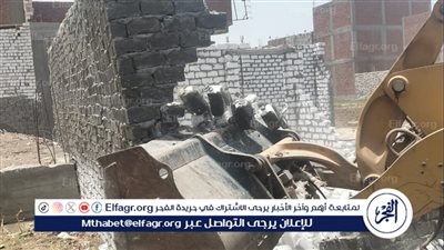 إزالة 15 حالة تعدي على أراضي زراعية وأملاك دولة بمركزي أسيوط وساحل سليم