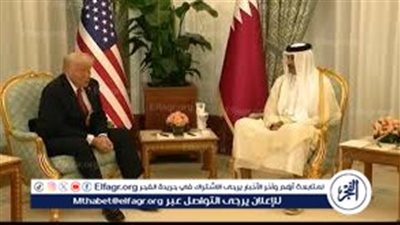 الشيخ تميم لترامب: انت اول رئيس أمريكي يزور قطر بشكل رسمي 