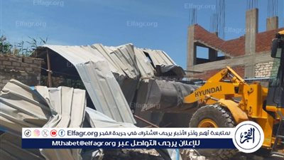 حملات مكثفة لإزالة التعديات على الأراضي بأحياء الإسكندرية