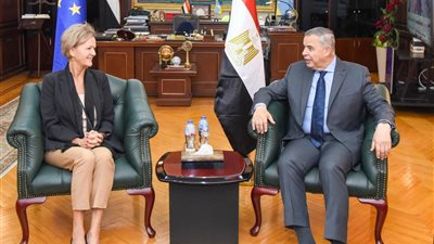 محافظ الإسكندرية يستقبل سفيرة الاتحاد الأوروبي لبحث سبل التعاون المشترك بين الجانبين