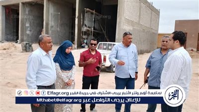 رئيس مركز البداري بأسيوط يتفقد الأعمال الإنشائية بسوق عرب مطير