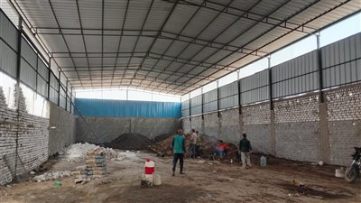 إزالة جمالون مخالف علي مساحة 2000 م٢ بالكوم الأحمر بمركز أوسيم