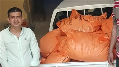 ضبط 3 أطنان سماد زراعي مدعم محظور بيعه وتداوله بالفيوم 