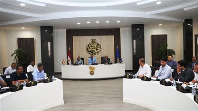 محافظ أسوان يستعرض معدلات الإنجاز بمشروعات حياة كريمة