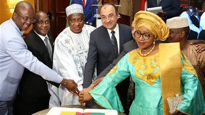 وزير قطاع الأعمال يشارك في احتفال سفارة الكاميرون بالقاهرة بالعيد الوطني