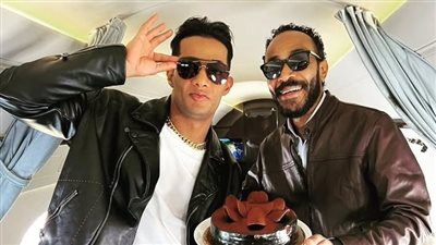 محمود رمضان يحتفل بعيد ميلاد شقيقه محمد رمضان: 