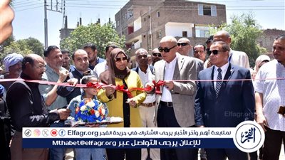 محافظ الأقصر يفتتح محطتي صرف صحي الديمقراط والرزيقات قبلي بأرمنت