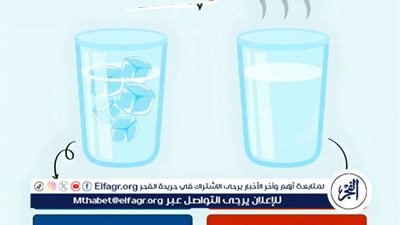 🥛مع ارتفاع درجات الحرارة: كوب الماء يحدد صحتك.. دافئ صباحًا أم بارد بعد التمارين؟ 