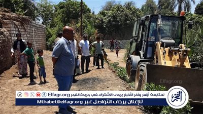 إزالة 4 حالات تعد على أراضي أملاك الدولة بالزينية شمالي الأقصر