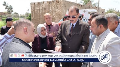 محافظ سوهاج: يتفقد أعمال الرصف والتجميل باخميم