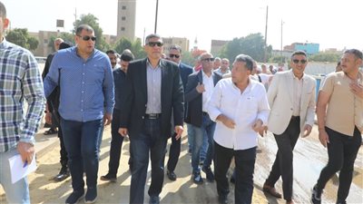 محافظ الجيزة: رفع كفاءة وصيانة كوبري البليدة بمركز العياط لتحسين عوامل الامان والسلامة