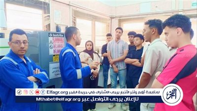 طلاب علوم البترول بحلوان في زيارة علمية ميدانية إلى حقول شركة خالدة