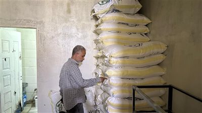 ضبط 2.5 طن دقيق بلدي مدعم معاد تعبئته بحوزة منشأة مخالفة بحدائق الأهرام