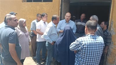 نائب محافظ الجيزة يتفقد المشاري بمدينة البدرشين والمركز التكنولوجي