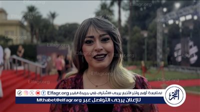 لحظة وصول هند عاكف في حفل ختام مهرجان القاهرة للسينما الفرنكوفونية