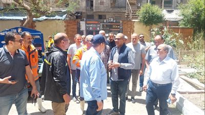 نائب وزير الإسكان يقوم بجولة تفقدية لمحافظة الإسكندرية بعد الاضطرابات الجوية