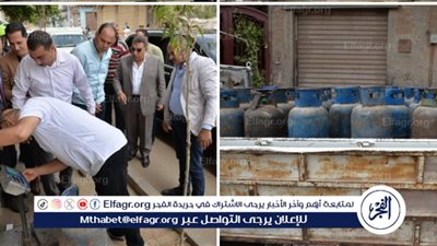 محافظ الدقهلية يستوقف سيارة أنابيب بوتاجاز للتأكد من معايرة الأنبوبة بالميزان 